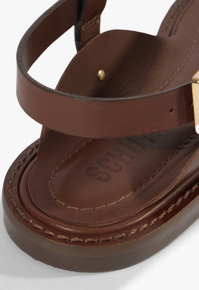 Lorraine Leather Flat Sandal - Schutz Shoes