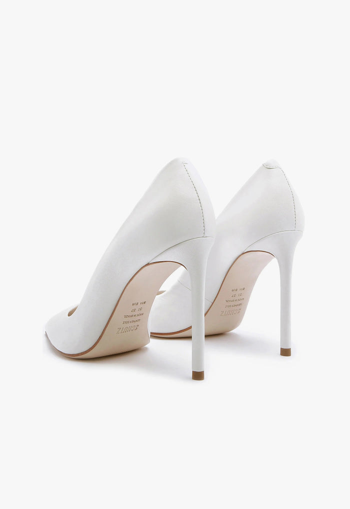 Lou High Stiletto White Pump - Schutz Shoes