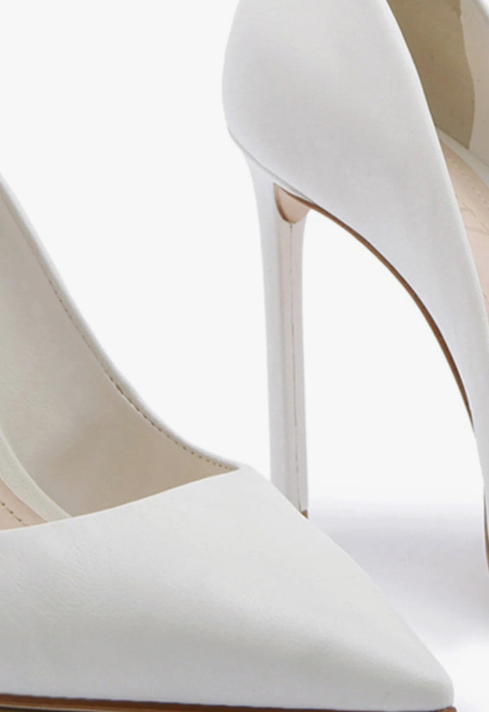 Lou High Stiletto White Pump - Schutz Shoes