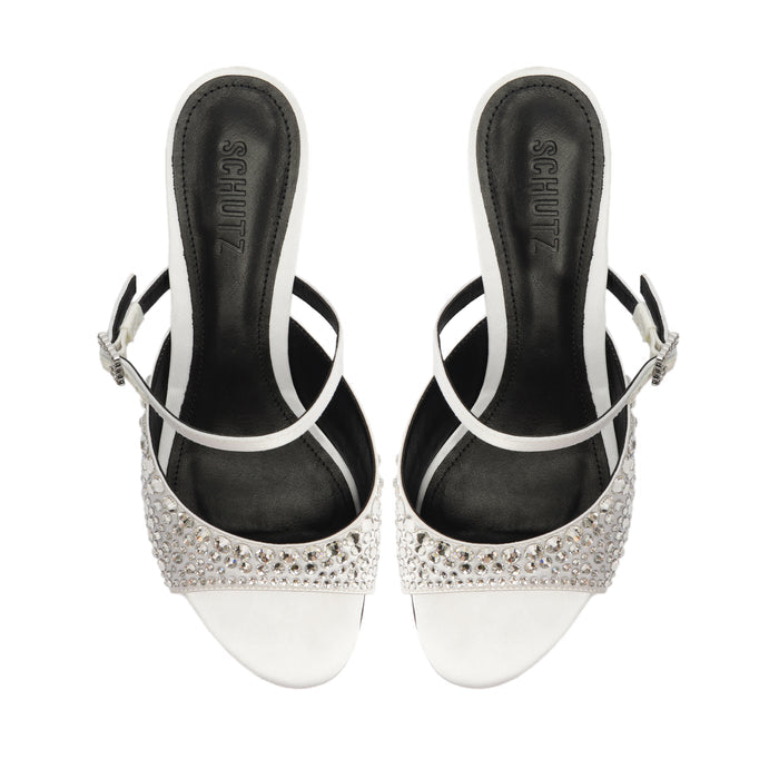 Louise Low Satin Sandal - Schutz Shoes