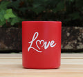 Love valentines day plastic cup. Made in USA. BPA free