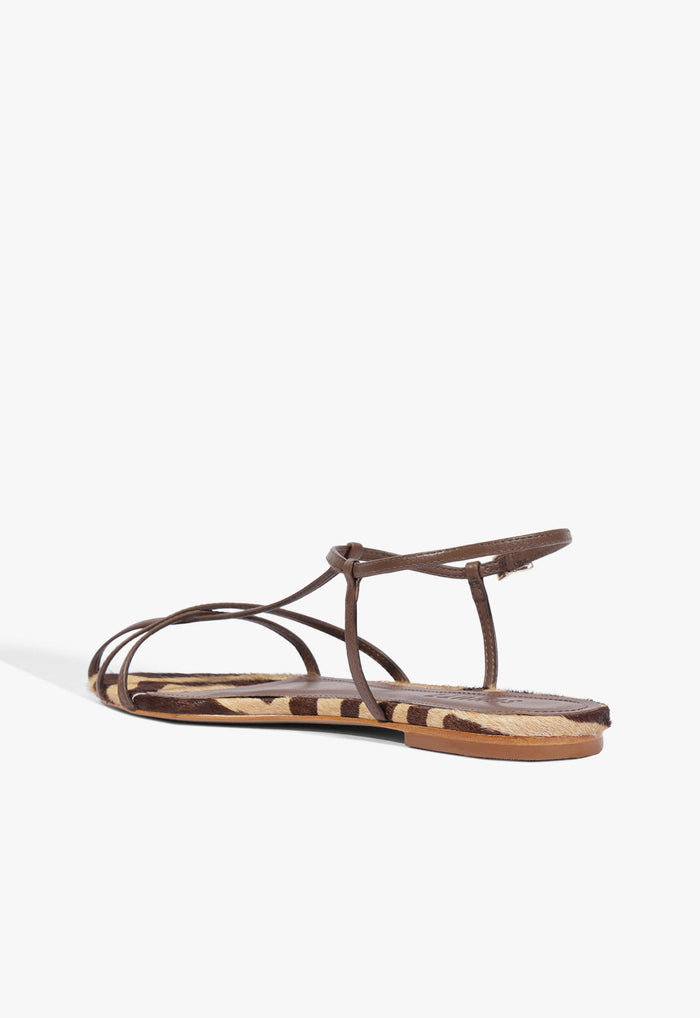 Lowen Leather Flat Sandal - Schutz Shoes