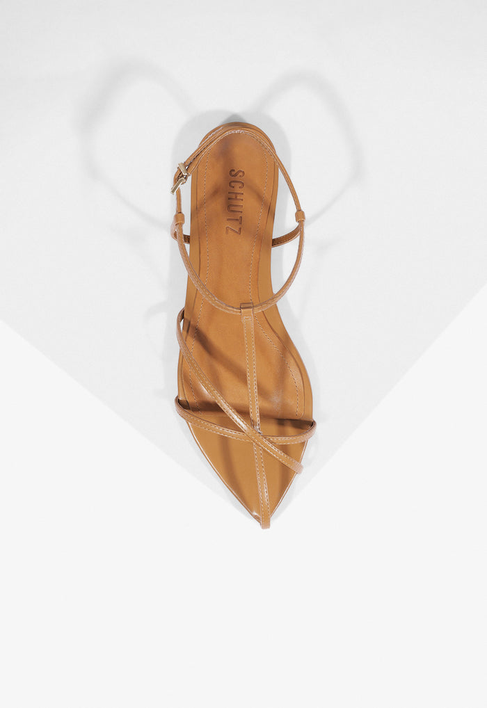 Lowen Leather Flat Sandal - Schutz Shoes