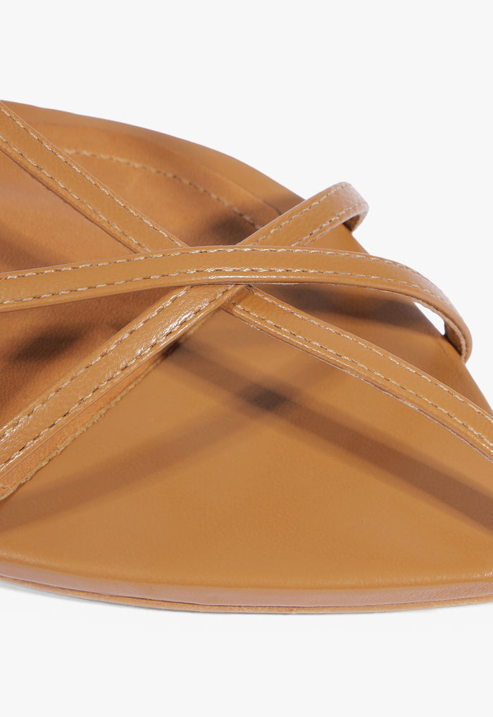 Lowen Leather Flat Sandal - Schutz Shoes