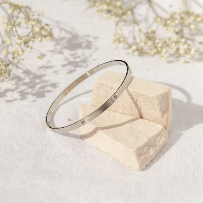 Lucent Bangle Silver