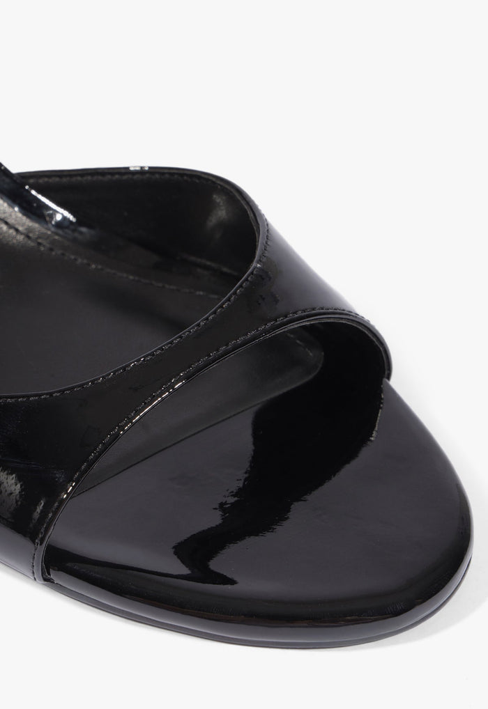 Lyra Mid Patent Leather Sandal - Schutz Shoes