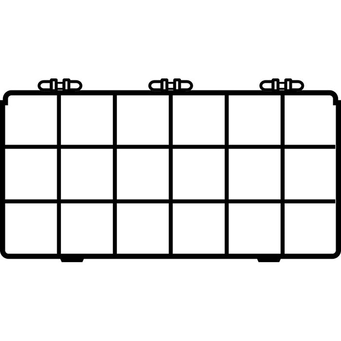 6690TF (M200) M-Series Eighteen Compartment Box Top View