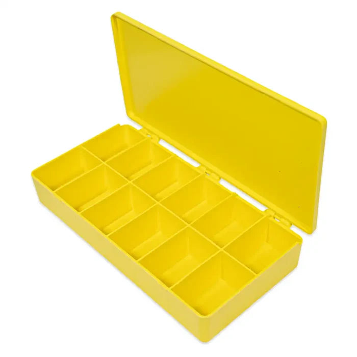 M-Series 6696TF (M208) Opaque Safety Yellow 12 Compartment Box