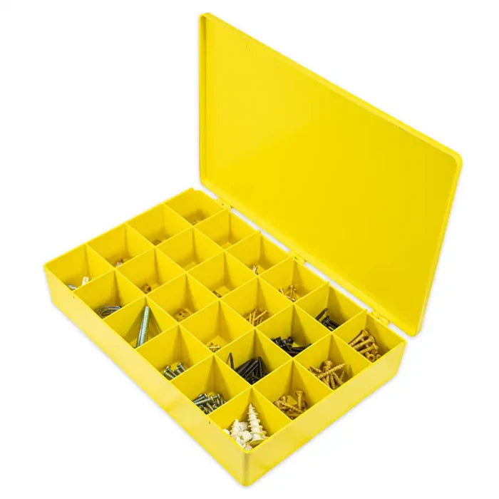 M-Series 6726TF (M824) Opaque Safety Yellow 24 Compartment Box
