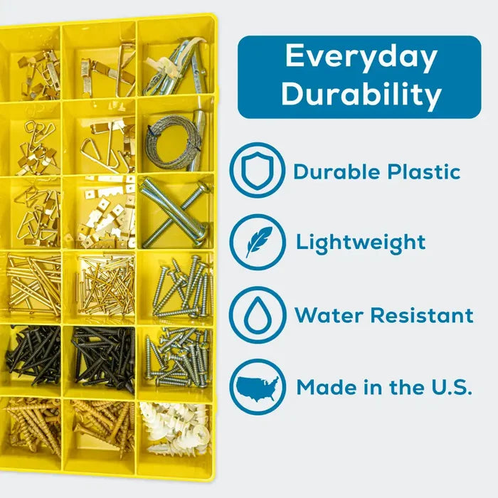 M-Series 6726TF (M824) Opaque Safety Yellow 24 Compartment Box