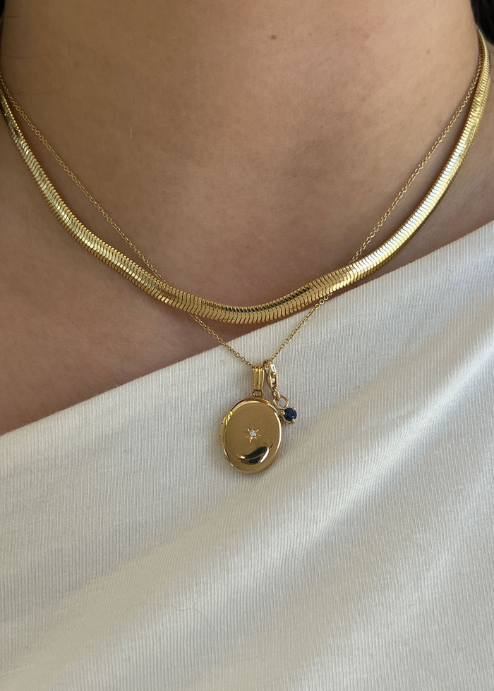 Ma-eum Birthstone Charm Sapphire