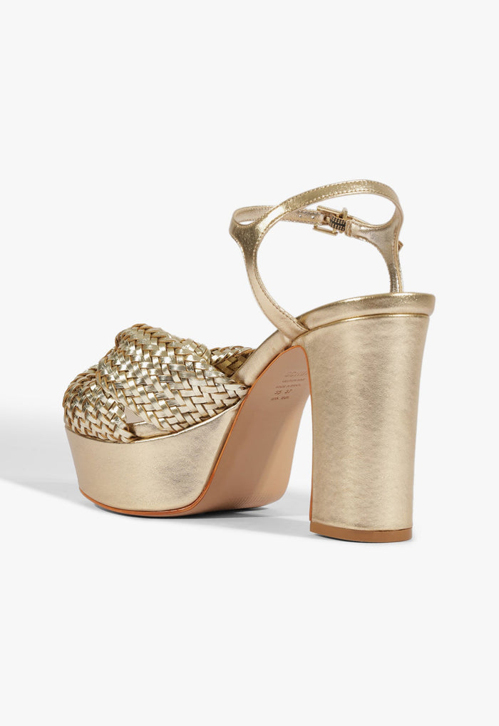 Marbella Leather Platform Sandal - Schutz Shoes