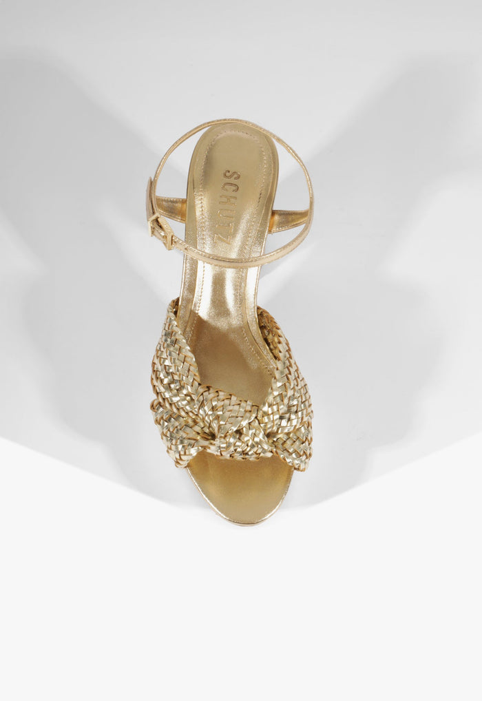 Marbella Leather Platform Sandal - Schutz Shoes