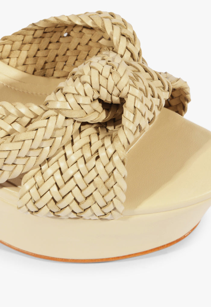 Marbella Leather Platform Sandal - Schutz Shoes