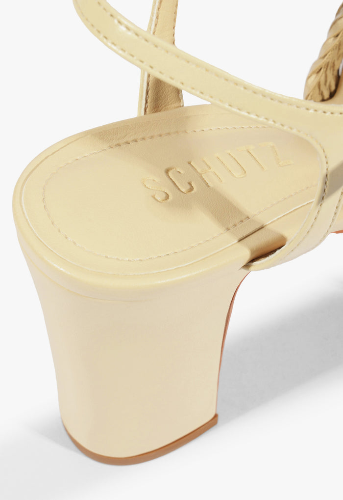 Marbella Leather Platform Sandal - Schutz Shoes