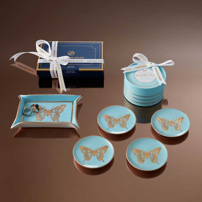 Mariposa Coaster Set - holiday shot