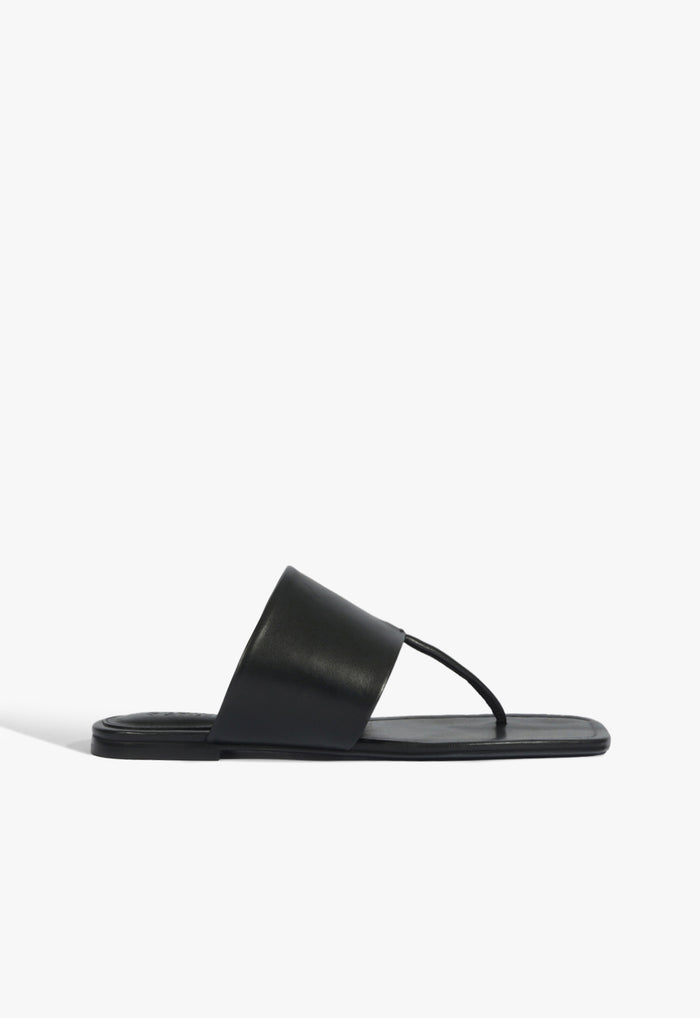 Martha Leather Sandal 5 Black Leather - Schutz Shoes