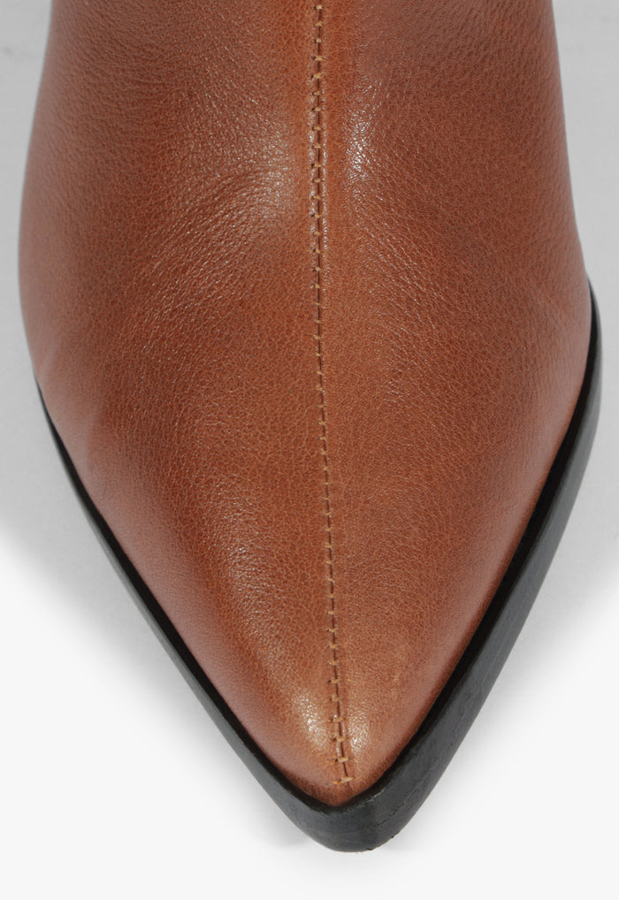 Maryana Block Leather Boot - Schutz Shoes