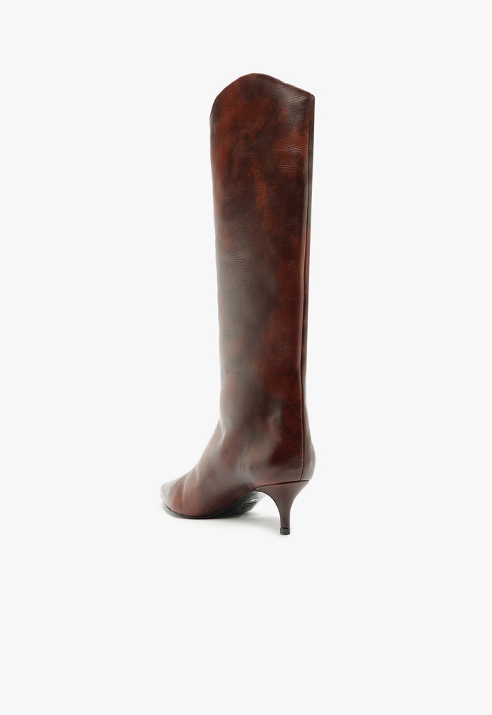 Maryana Lo Leather Boot - Schutz Shoes