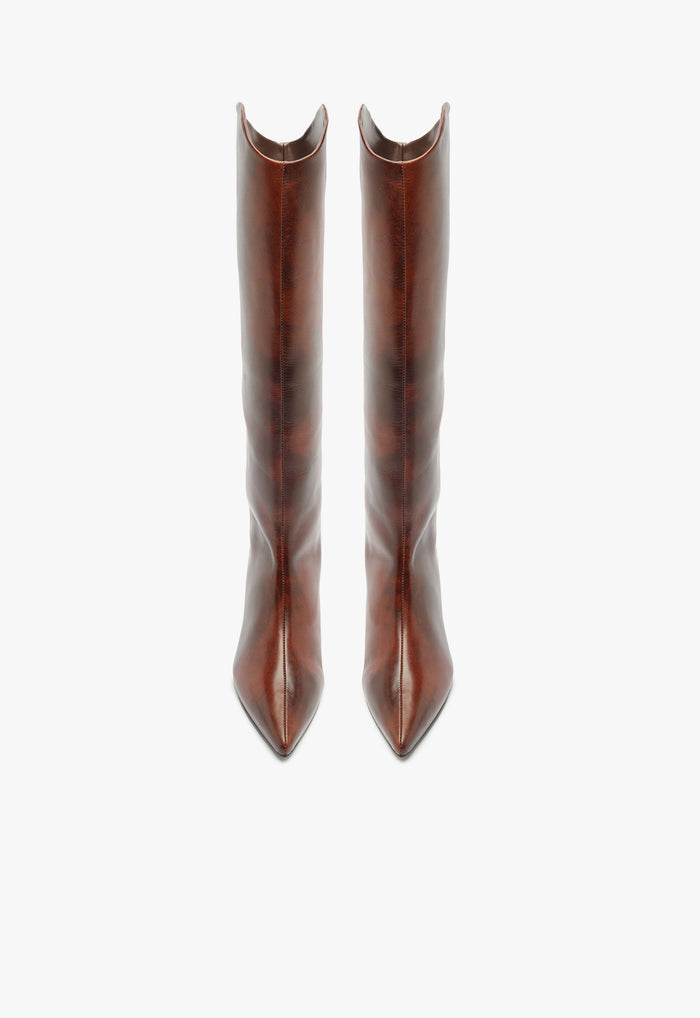 Maryana Lo Leather Boot - Schutz Shoes