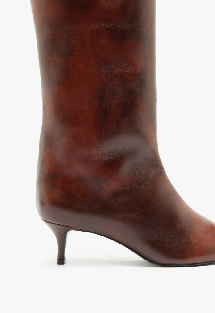 Maryana Lo Leather Boot - Schutz Shoes