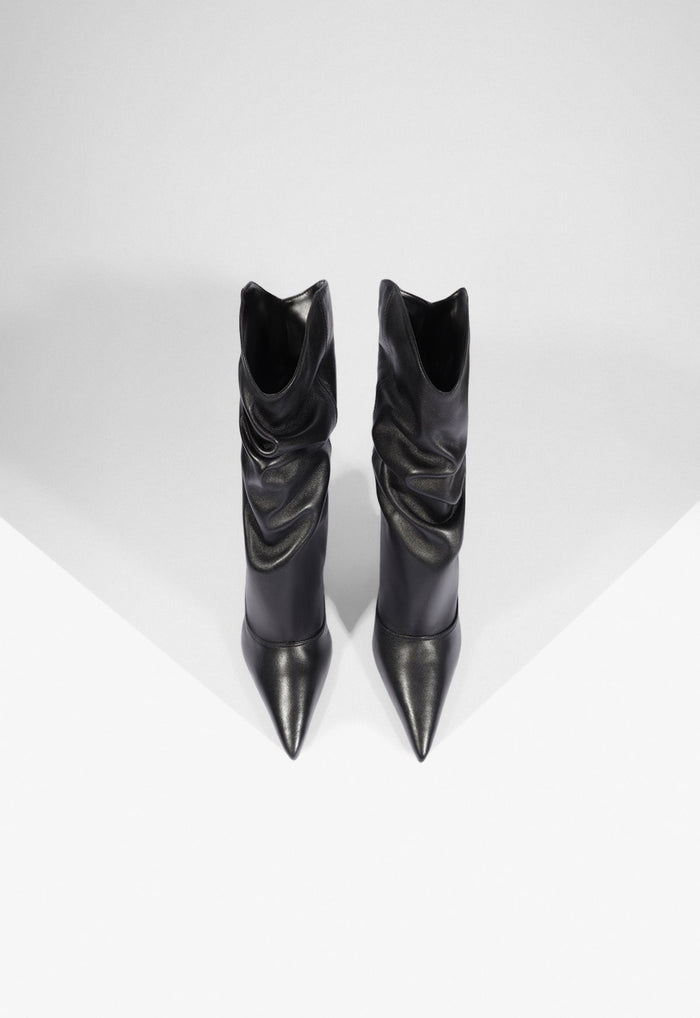 Maryana Slouch Leather Bootie - Schutz Shoes