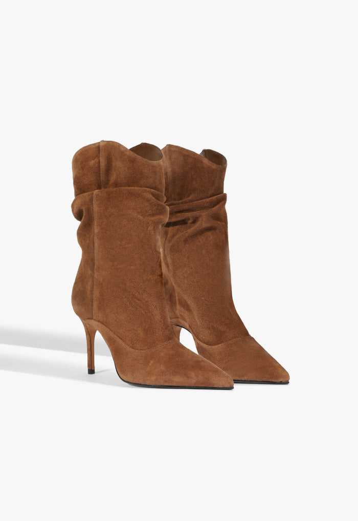 Maryana Slouch Nubuck Bootie - Schutz Shoes
