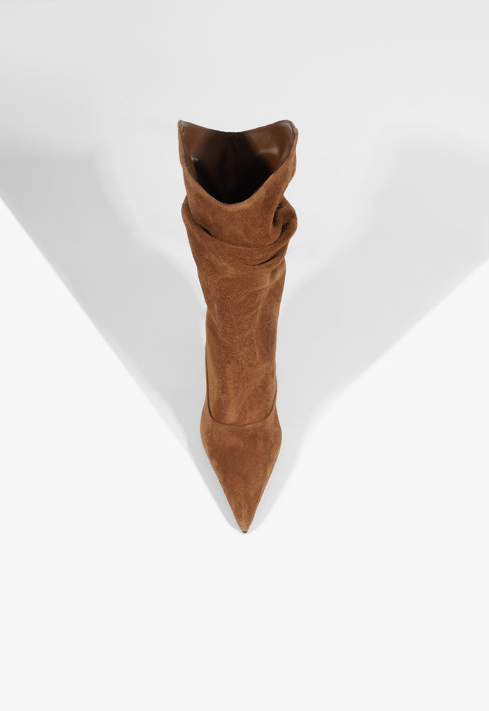 Maryana Slouch Nubuck Bootie - Schutz Shoes