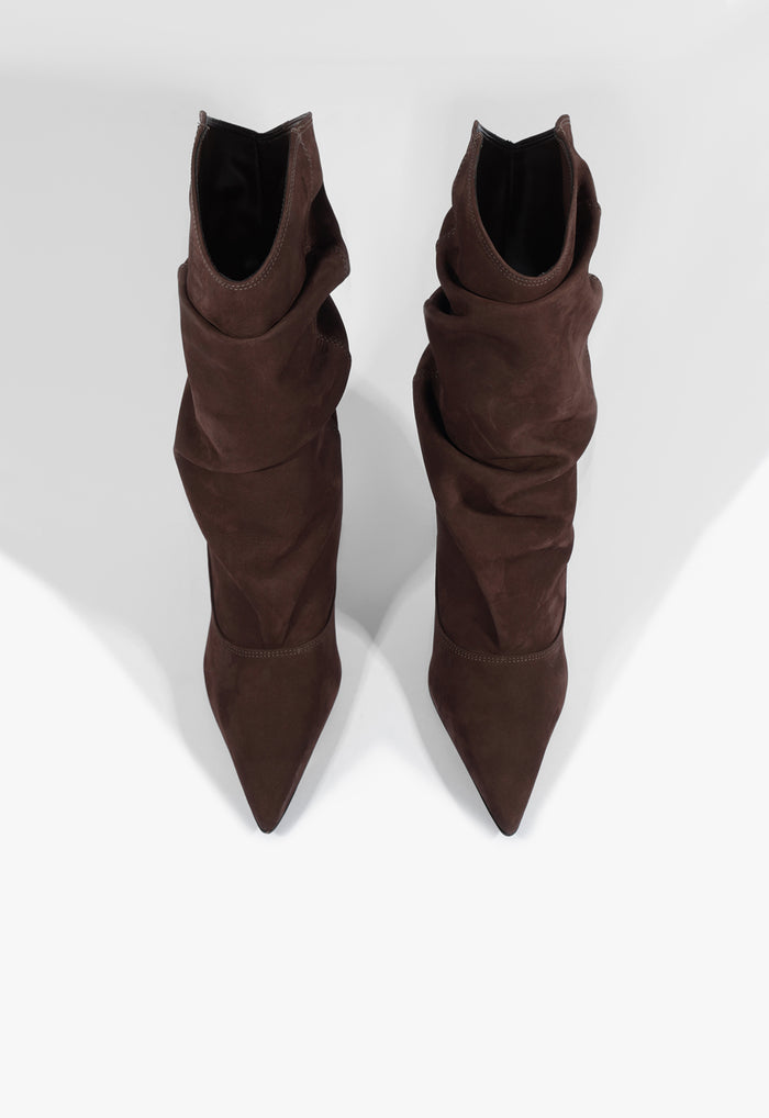 Maryana Slouch Nubuck Bootie - Schutz Shoes