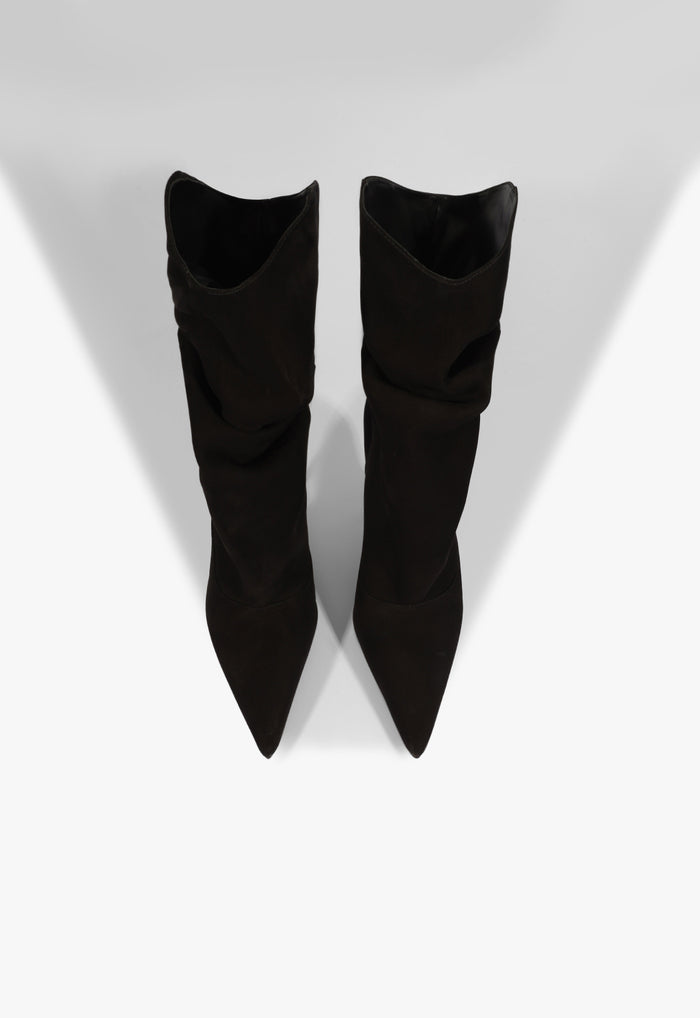Maryana Slouch Nubuck Bootie - Schutz Shoes