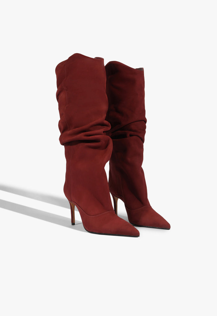 Maryana Up Slouch Nubuck Boot - Schutz Shoes
