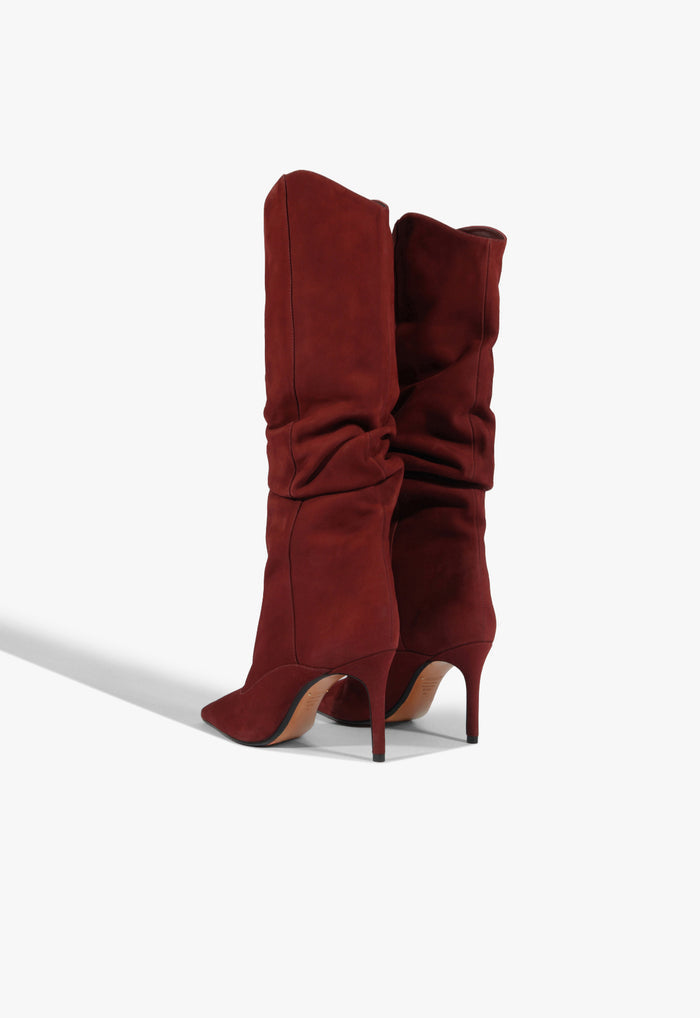 Maryana Up Slouch Nubuck Boot - Schutz Shoes