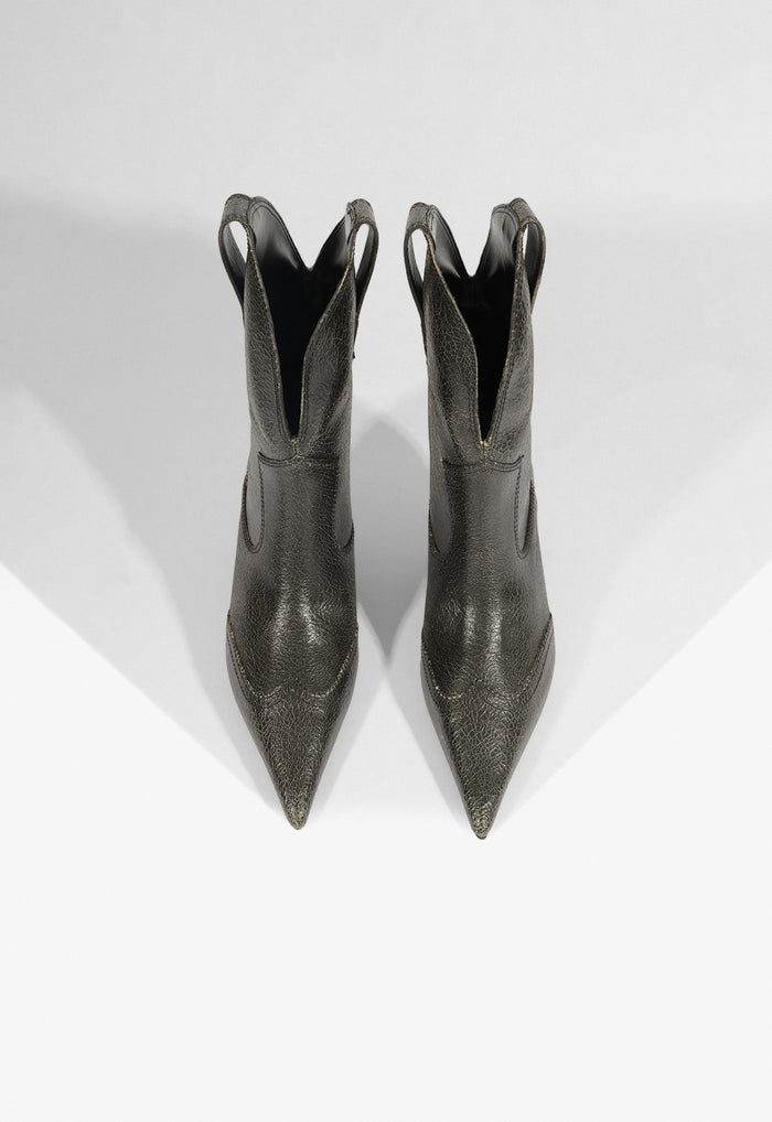 Maryann Curve West Leather Bootie - Schutz Shoes