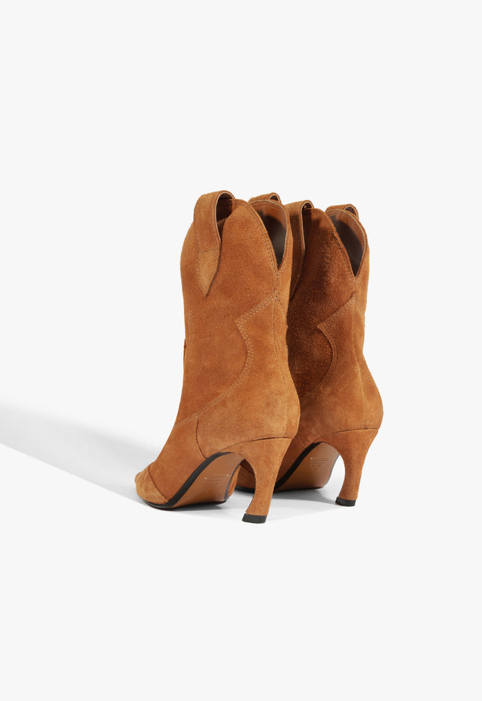 Maryann Curve West Suede Bootie - Schutz Shoes