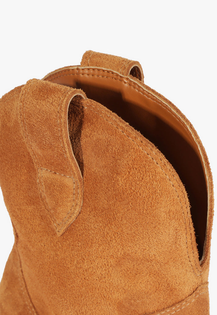 Maryann Curve West Suede Bootie - Schutz Shoes
