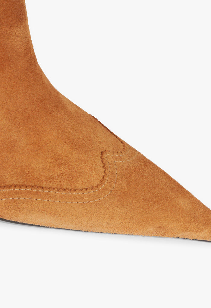 Maryann Curve West Suede Bootie - Schutz Shoes