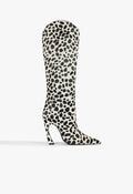 Maryann Up Curve Calf Hair Boot 5 White Hair Calf - Schutz Shoes
