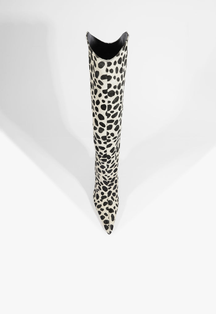 Maryann Up Curve Calf Hair Boot - Schutz Shoes