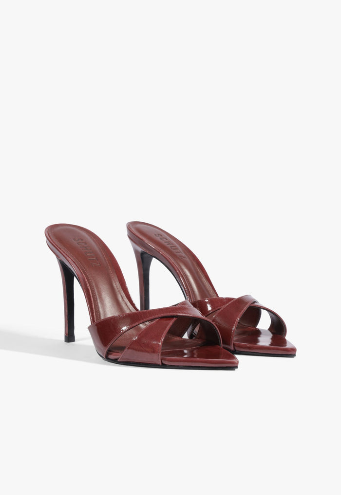 Maxie Mule Leather Sandal - Schutz Shoes