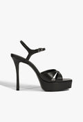 Maxine Leather Sandal 5 Black Leather - Schutz Shoes