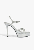 Maxine Metallic Sandal 5 Silver Metallic - Schutz Shoes