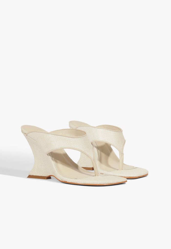 Maya Raffia Wedge Sandal - Schutz Shoes