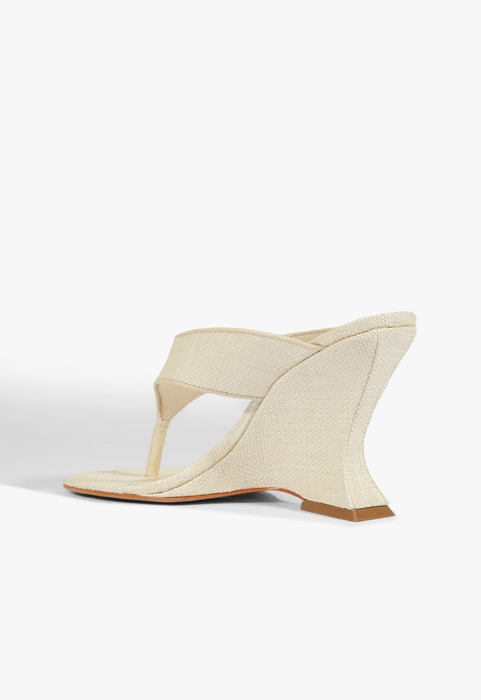 Maya Raffia Wedge Sandal - Schutz Shoes
