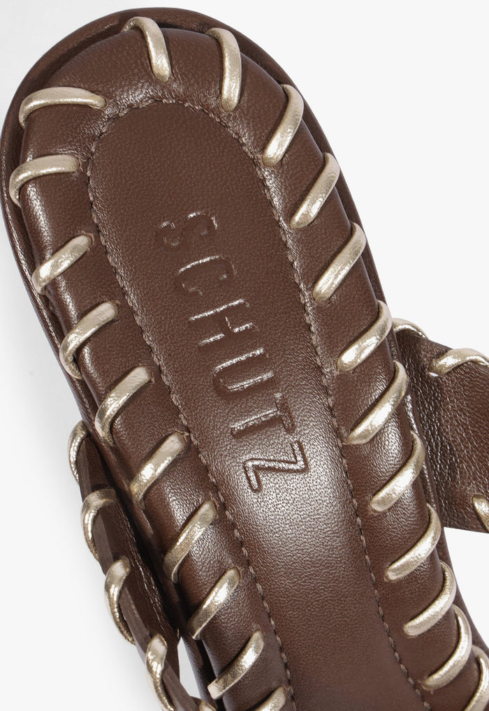 Maya Sewing Leather Sandal - Schutz Shoes