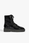 Mckenzie Patent Leather Bootie 5 Black Patent Leather - Schutz Shoes
