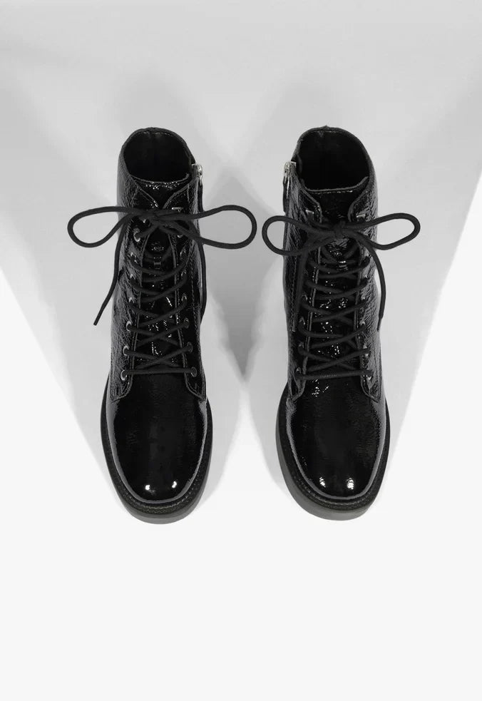 Mckenzie Patent Leather Bootie - Schutz Shoes
