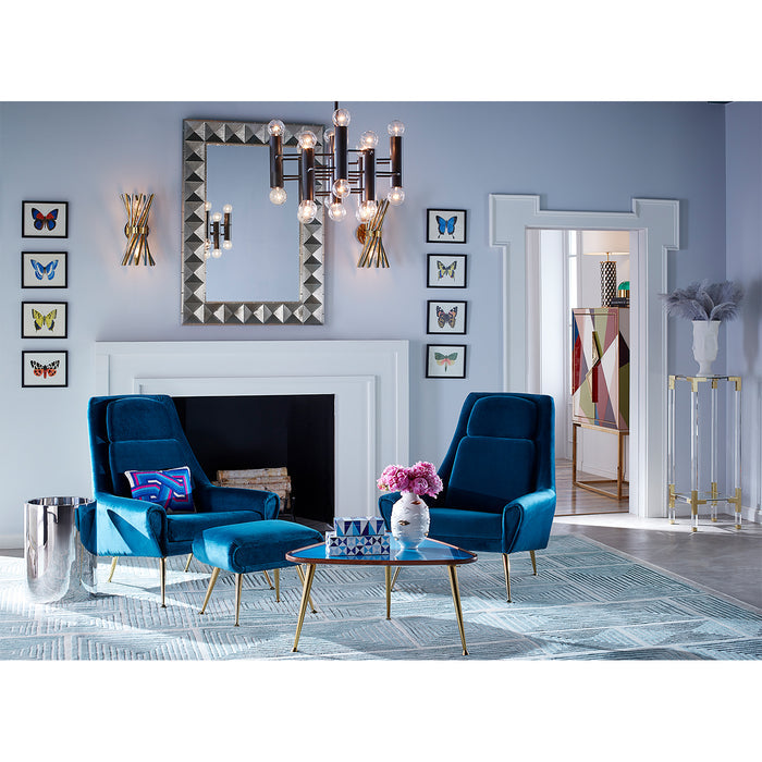 sorrento lacquer boxes stacked monterey occasional table ultra lounge chairs living room - styled view