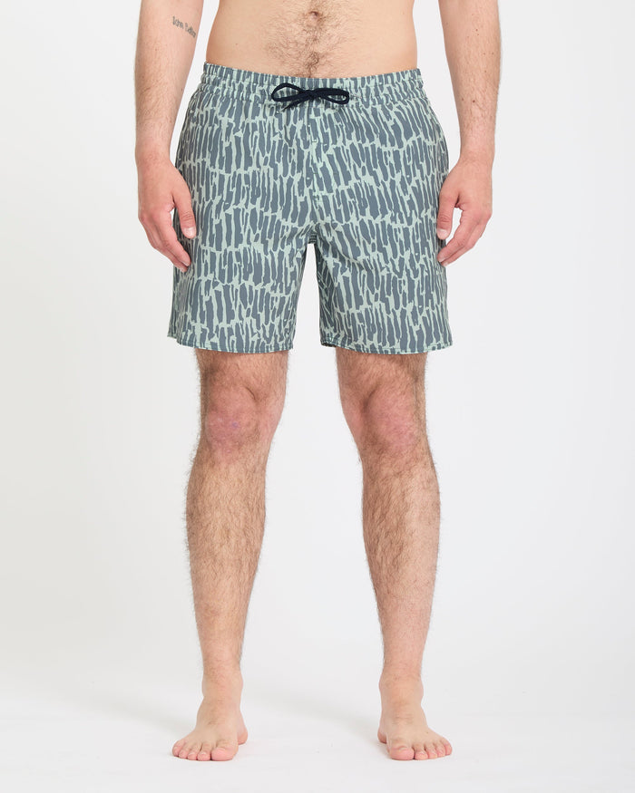 Melange Trunk 17" Boardshort - Tradewinds