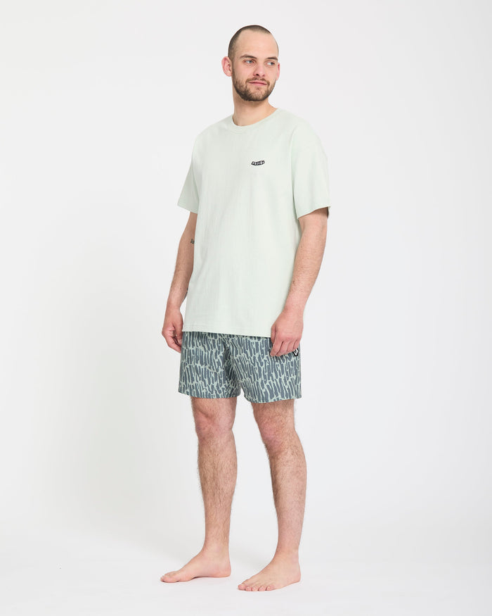 Melange Trunk 17" Boardshort - Tradewinds