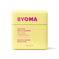 Yellow tub of BYOMA melting balm cleanser.